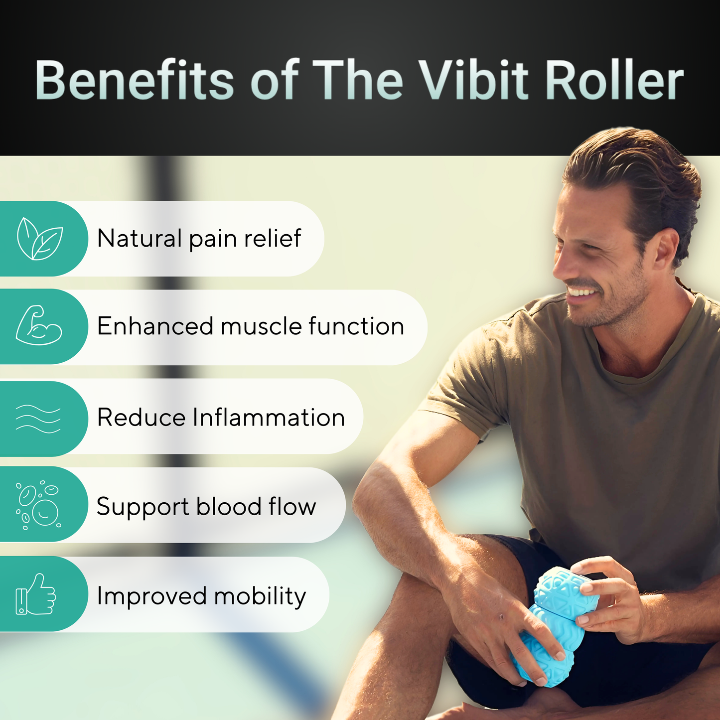 Portable Vibrating Massage Roller